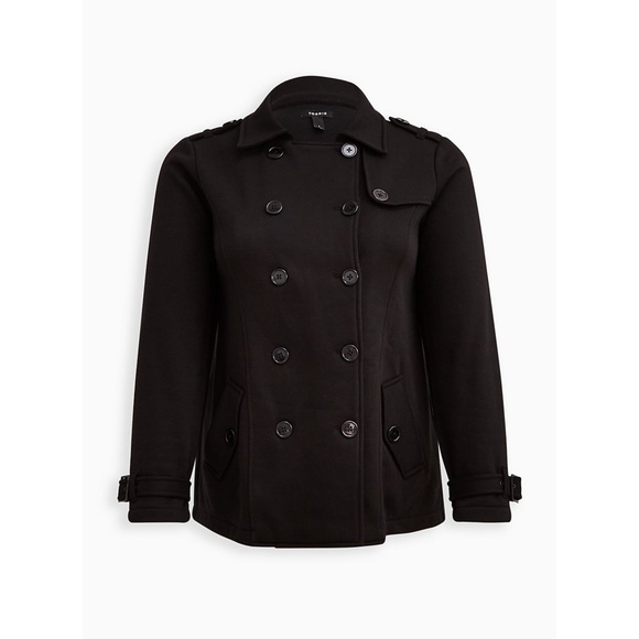torrid Jackets & Coats Nwt Torrid Double Breasted Fleece Peacoat 1x